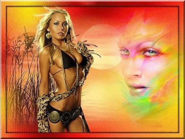 Blonde guerriere ...