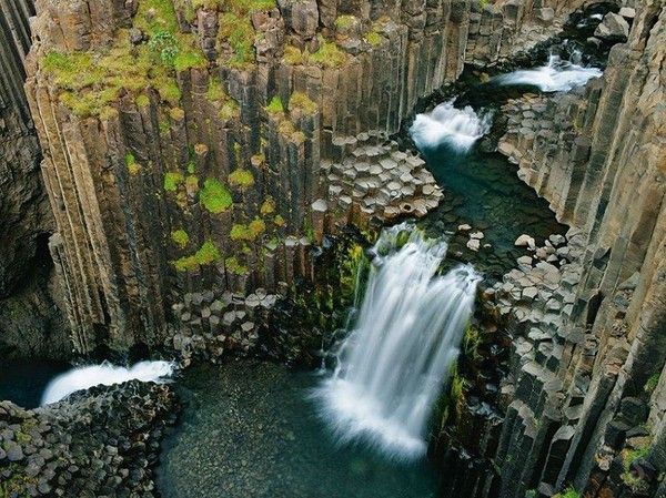 Islande : Les chutes de Litlanesfoss