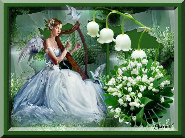 1er Mai chez mon amie Janet ...