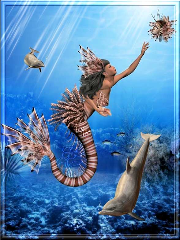 Jeune sirène crevette ...