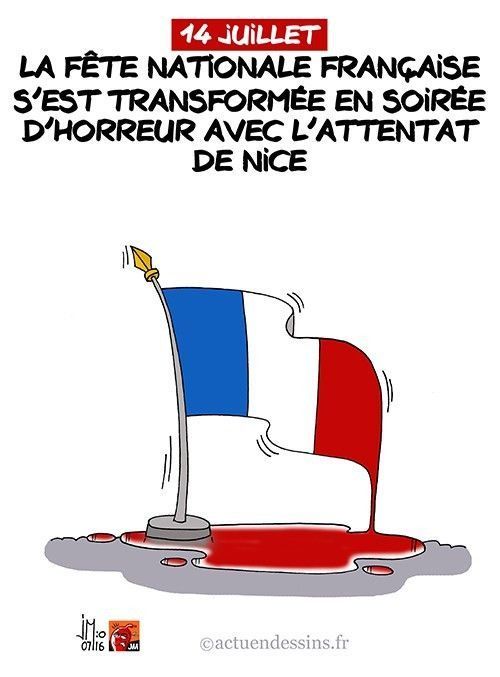 14 juillet : attentat meurtrier à Nice