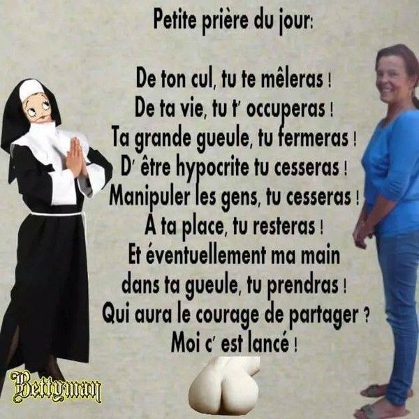 Petite prière du jour...