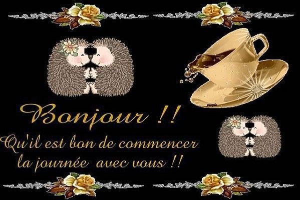 Bonjour et bonj jeudi