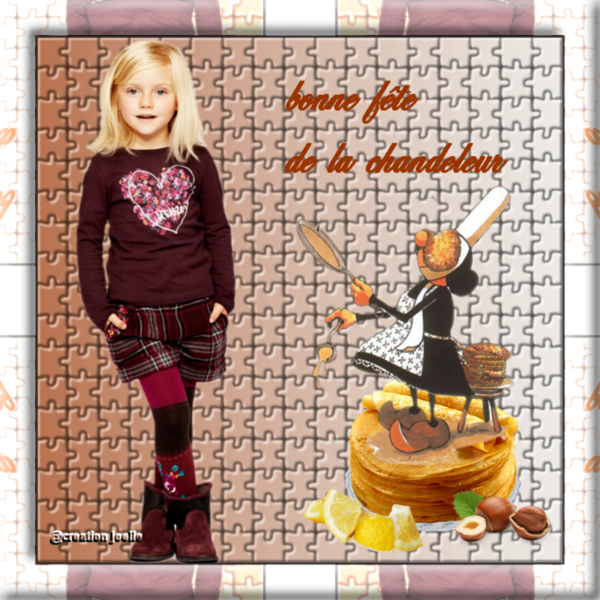 Fête de la chandeleur chez mon amie Joëlle ...