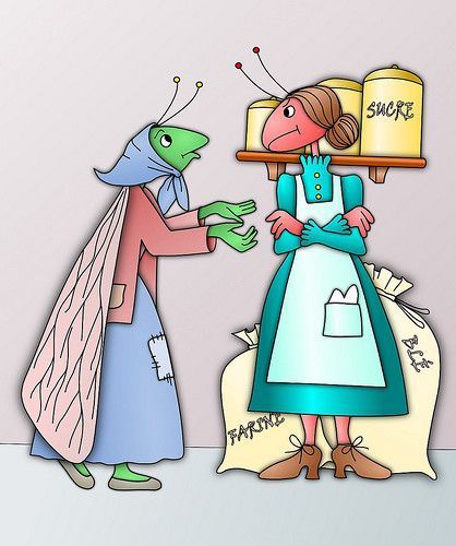 La cigale et la fourmi autre version...