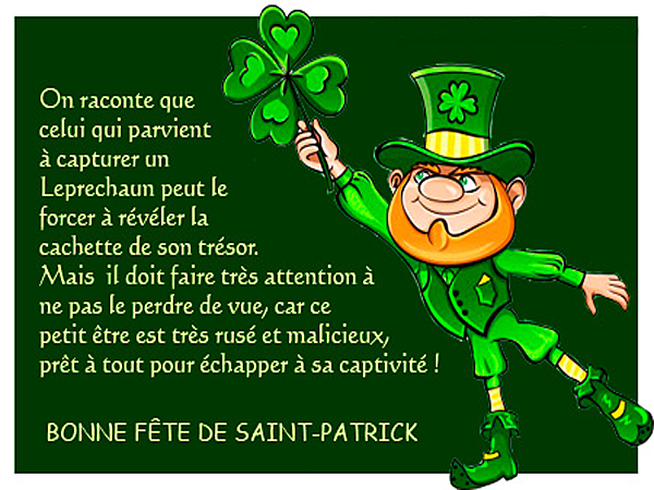 Fête de la saint Patrick chez mon amie Yvonne ...