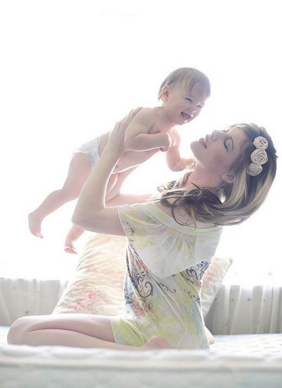 Joie d'une maman ...