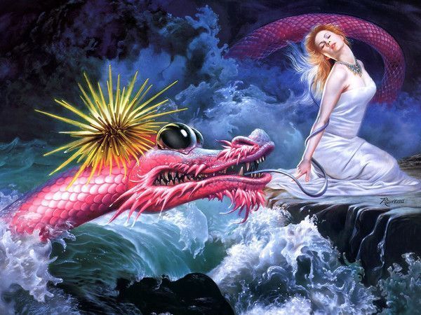La femme et le dragon ...
