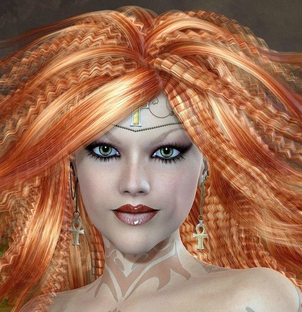 Splendide coiffure ...